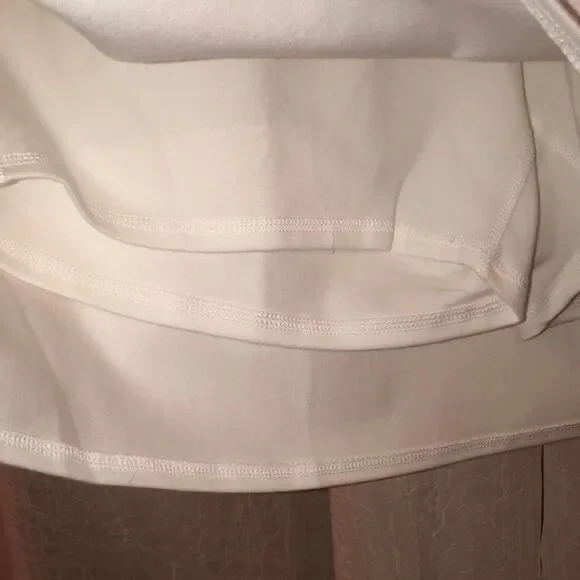 Talbots XL Everyday Stretch Skort Bright White Cotton Blend